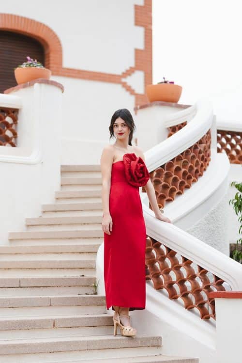 Vestido ISABEL Rojo