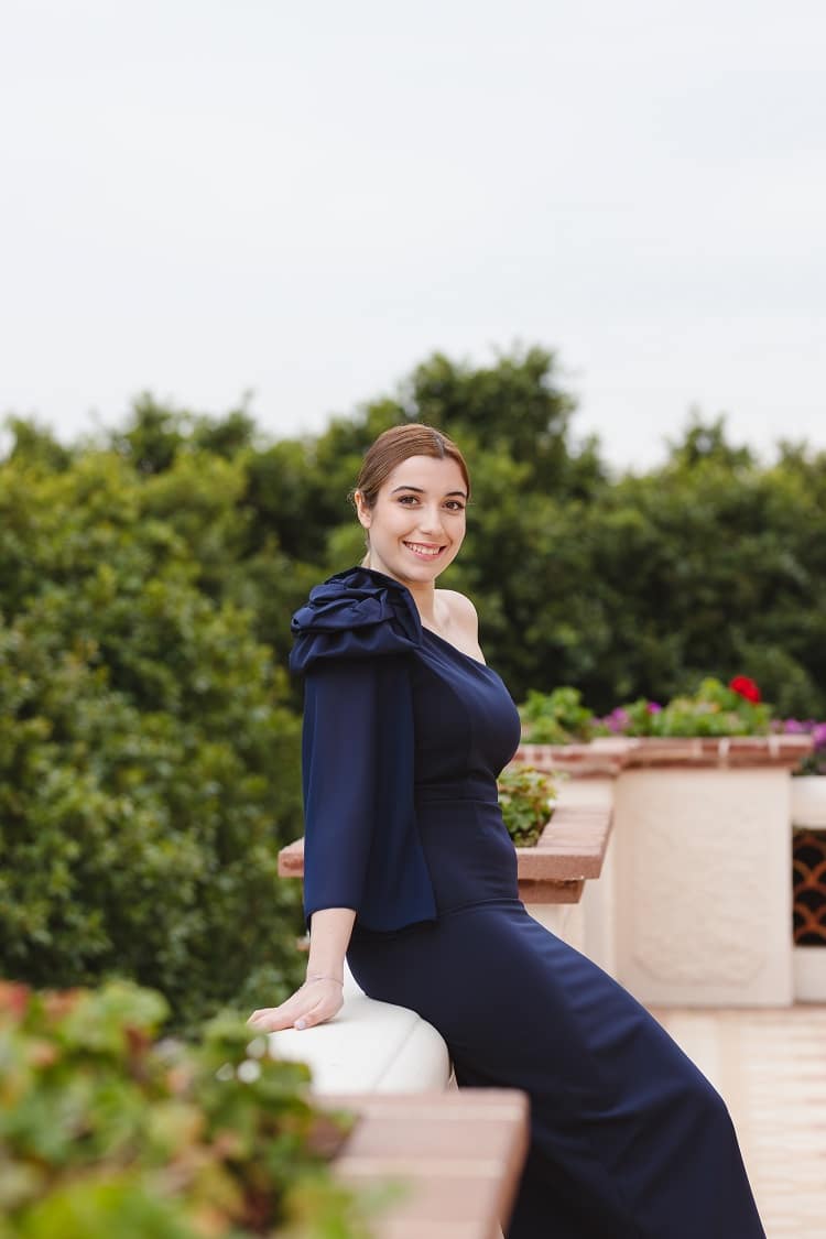Vestido FILIPA Azul Marino - Imagen 2