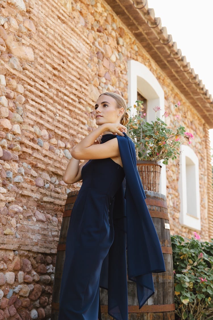 Vestido JULIA azul marino - Imagen 5
