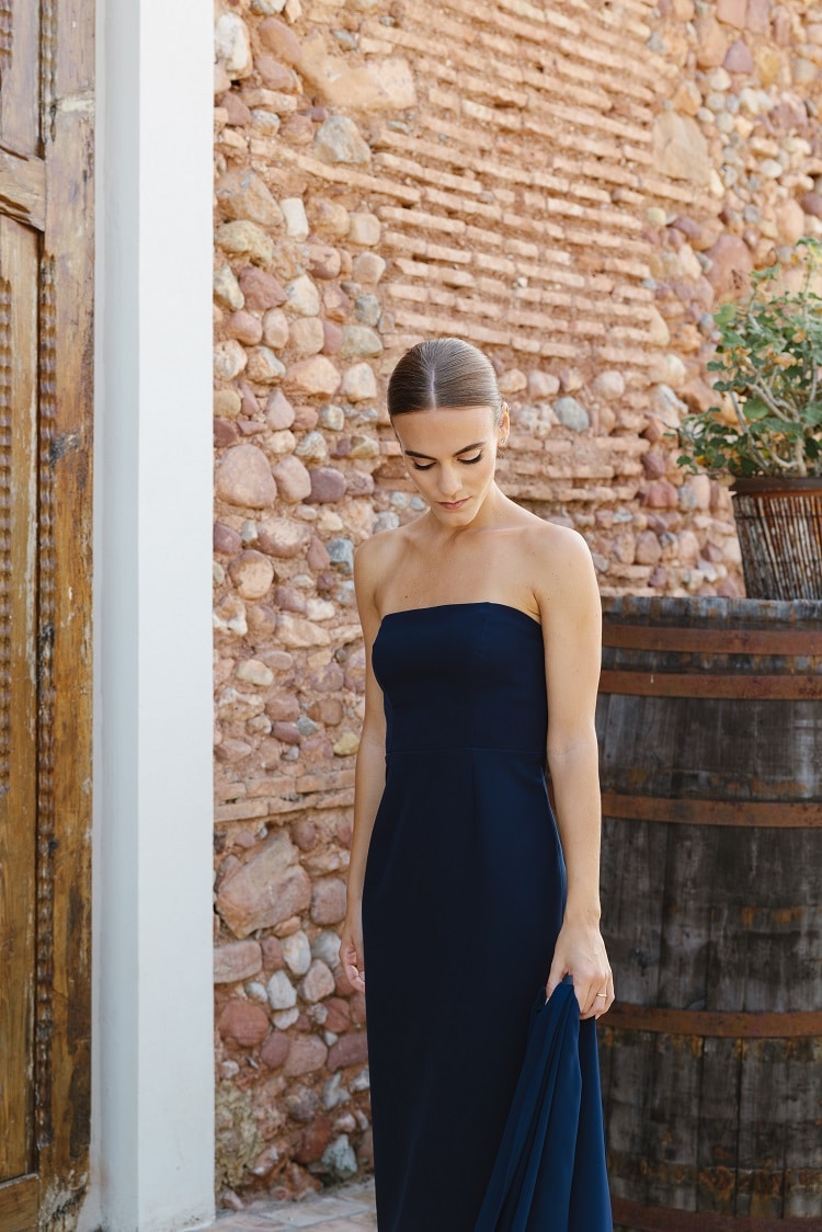 Vestido JULIA azul marino - Imagen 2