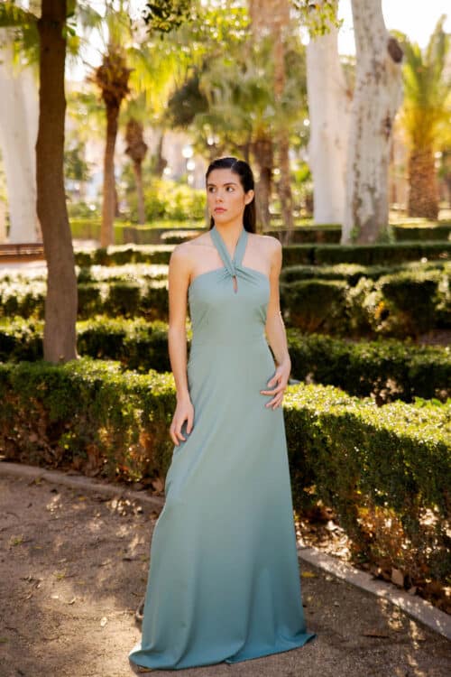 Vestido Nudo Verde