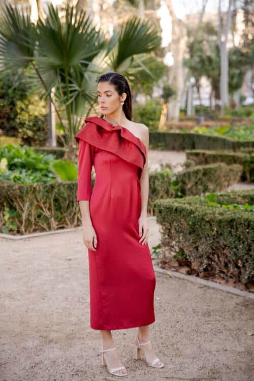 ISABEL Vestido rojo