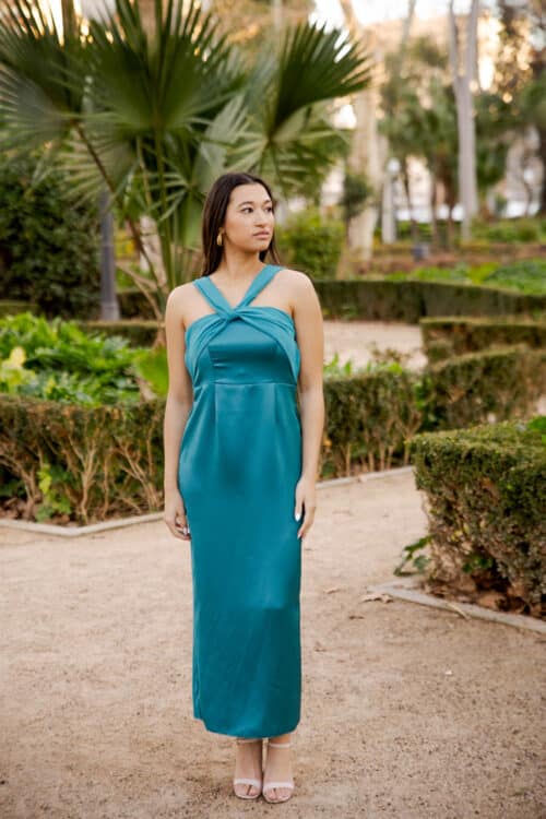 CARMEN Vestido azul