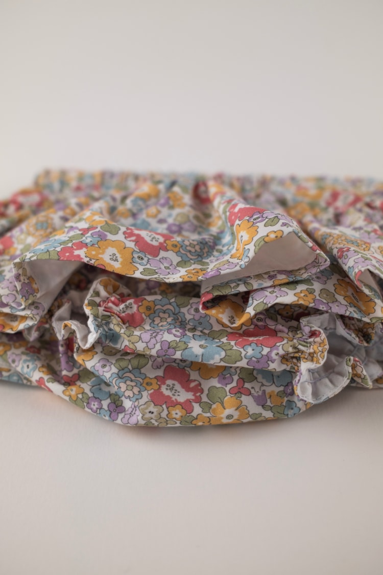 Minifalda braga flores - Imagen 2