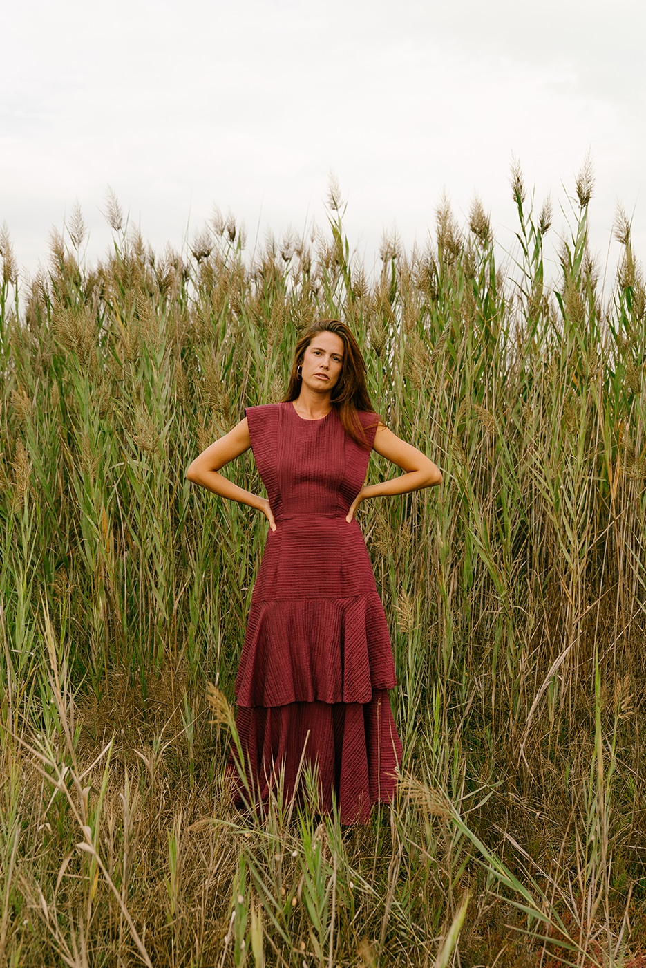 Vestido volantes Orquídea