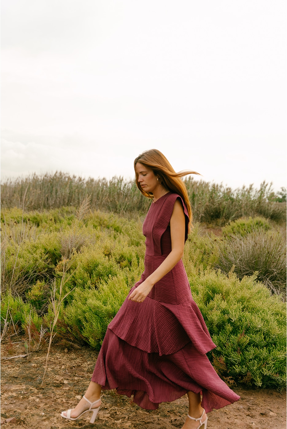Vestido volantes Orquídea - Imagen 3