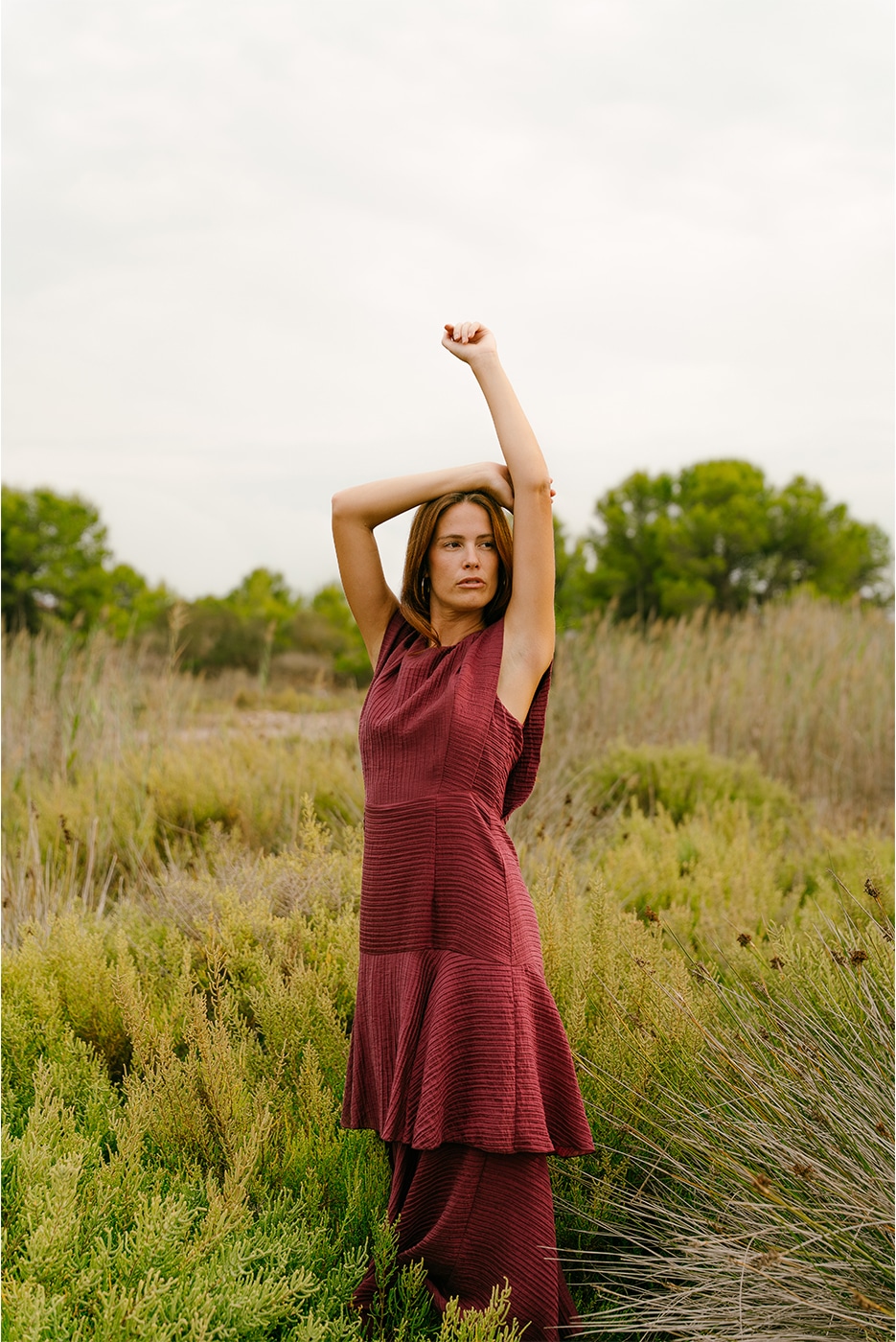 Vestido volantes Orquídea - Imagen 4